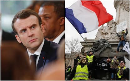 Gilet gialli, Macron ipotizza un referendum per fermare le proteste