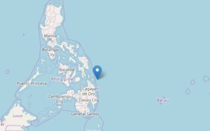 Filippine, terremoto di magnitudo 5.9 al largo delle coste meridionali