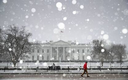 Stati Uniti, la tempesta di neve che ha investito Washington
