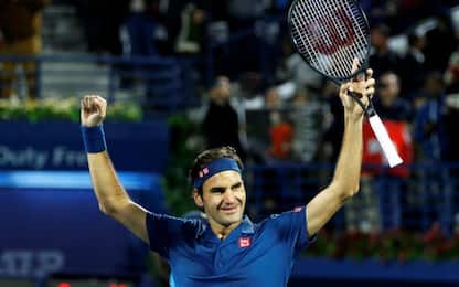 Trionfo di Federer a Dubai: vittoria numero 100 nel circuito Atp