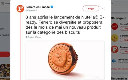 Ferrero lancia i biscotti alla Nutella, per ora solo in Francia