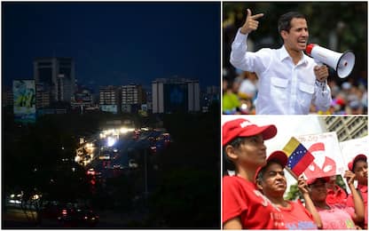 Venezuela, 13 morti per blackout. Manifestazioni pro Maduro e Guaidó