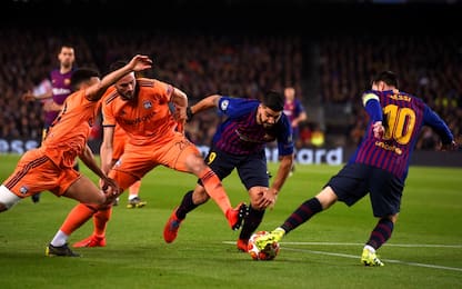 Champions League, Barcellona-Lione 5-1: gol e highlights