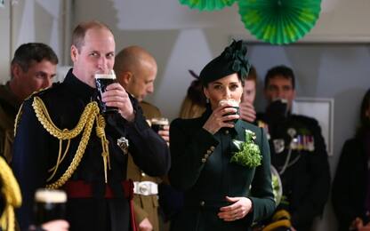  San Patrizio, Kate e William bevono birra per festeggiare