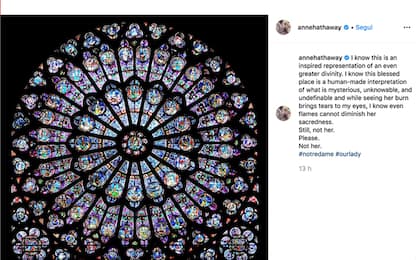Incendio a Notre Dame, i messaggi delle star sui social 