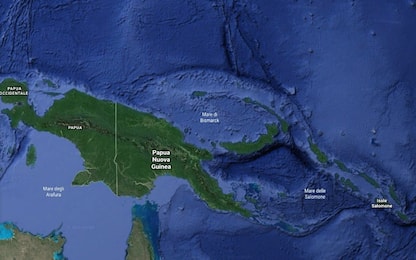 Papua Nuova Guinea, terremoto di magnitudo 7.2 nel Pacifico