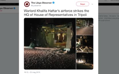 Libia, le forze di Haftar bombardano la sede del Parlamento dell’Est