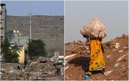 India, montagna di rifiuti potrebbe diventare più alta del Taj Mahal