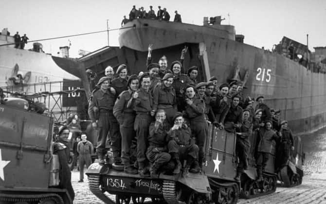 D Day Le Immagini Dello Sbarco In Normandia Il 6 Giugno 1944 Foto