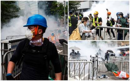 Hong Kong, proteste contro legge estradizioni: almeno 20 feriti