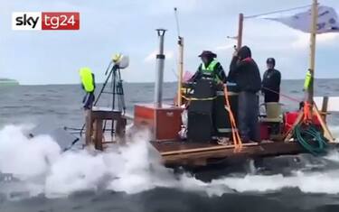 Golfo di Finlandia, da Helsinki a Tallinn nell'idromassaggio. VIDEO