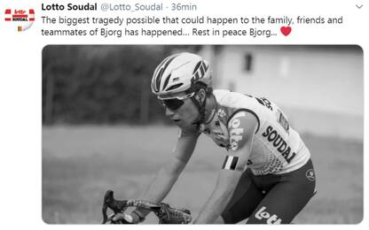 Giro di Polonia, ciclista Bjorg Lambrecht muore dopo una caduta