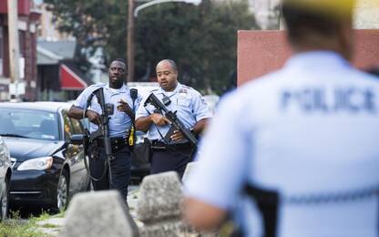 Sparatoria a Philadelphia con sei poliziotti feriti. FOTO