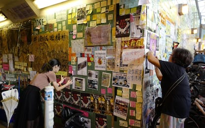 Hong Kong, messaggi sul Lennon Wall: "maggior democrazia"