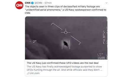 Fenomeni aerei non identificati, Us Navy: video reali, ma non sono UFO