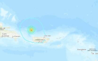 Terremoto a Porto Rico, scossa di magnitudo 6.0