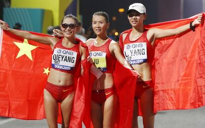 Atletica, ai Mondiali di Doha storica tripletta cinese. Oro Liu Hong