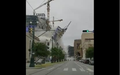 New Orleans, crolla Hard Rock Hotel. Il momento dell'incidente: VIDEO