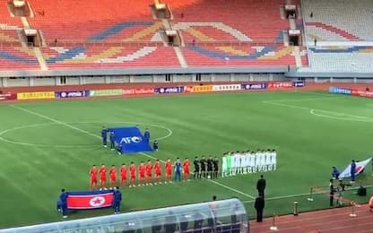 Stadio vuoto per Corea del Nord -Corea del Sud: finisce 0 a 0. VIDEO