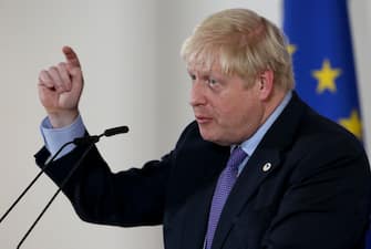 Boris Johnson, who is the British Prime Minister overwhelmed by scandals.  PHOTO