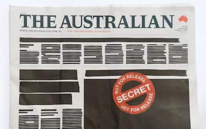 Australia, quotidiani si autocensurano per la libertà di stampa. VIDEO