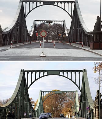 il ponte di Glienicke che unisce Berlino a Potsdam