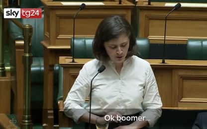 "Ok boomer", risposta deputata neozelandese diventa virale. VIDEO
