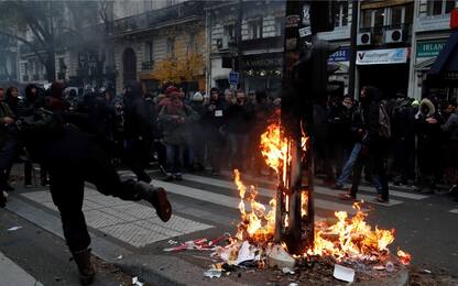 Francia, sciopero generale contro riforma pensioni. FOTO