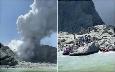 Nuova Zelanda, erutta vulcano: 5 vittime. FOTO