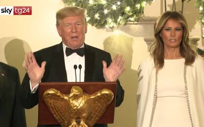 Trump e Melania al tradizionale ballo del Congresso. VIDEO