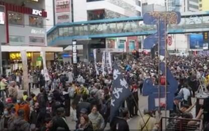 Hong Kong, proteste anche nel primo giorno del 2020. 400 arresti VIDEO