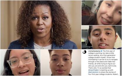 Michelle Obama lancia una serie tv Instagram per aiutare studenti