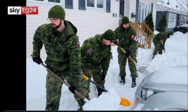 Bufera di neve in Canada, stato di emergenza in Labrador. VIDEO