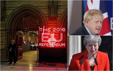 Brexit, i momenti clou dal referendum all'addio. FOTO