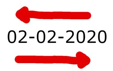 Oggi è il 02-02-2020, una data palindroma mondiale