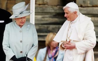la regina Elisabetta e Papa Benedetto XVI