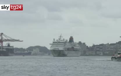 Coronavirus, nave allontanata da Giappone torna a Taiwan. VIDEO
