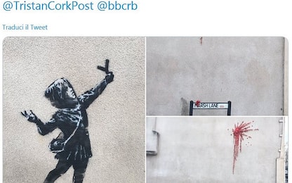 Inghilterra, a Bristol spunta un nuovo murale di Banksy. FOTO