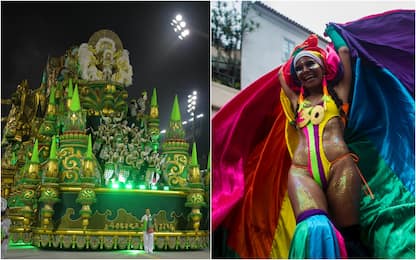 Brasile, le sfilate di Carnevale a Rio e San Paolo. FOTO