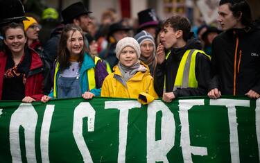 Clima, Greta Thunberg guida la protesta a Bristol. FOTO