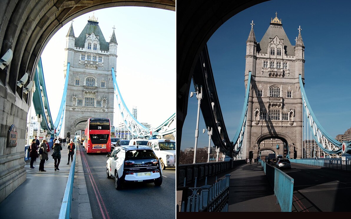 Coronavirus La Gran Bretagna Prima E Durante Il Lockdown Foto Sky Tg24