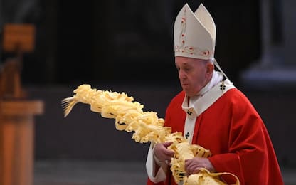 Domenica delle Palme, Papa Francesco celebra la messa in streaming