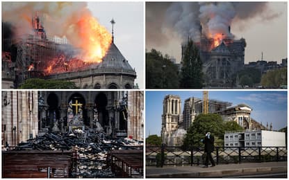 Incendio Notre Dame, un anno fa il rogo a Parigi