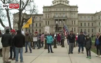 Coronavirus, in Michigan e altri Stati Usa ribelli anti lockdown.VIDEO