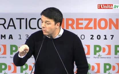 Pd, passa la linea di Renzi: assemblea e congresso subito