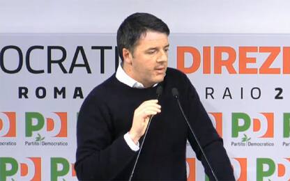 Scissione Pd, l'appello di Renzi alla minoranza: no a divisioni 