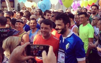 Prato, anche Renzi alla mezza maratona nel giorno di Pasquetta<br>
