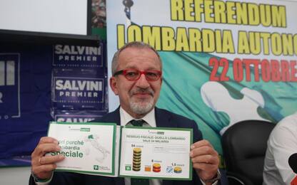 Maroni: "Referendum in Lombardia diverso da quello della Catalogna"
