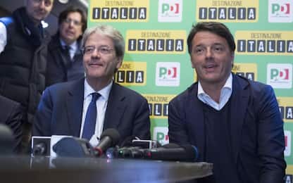 Gentiloni a Renzi: "Pd unico perno possibile per un futuro governo"