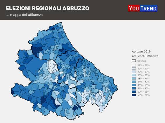 Abruzzo, i risultati nelle precedenti elezioni LE MAPPE Sky TG24